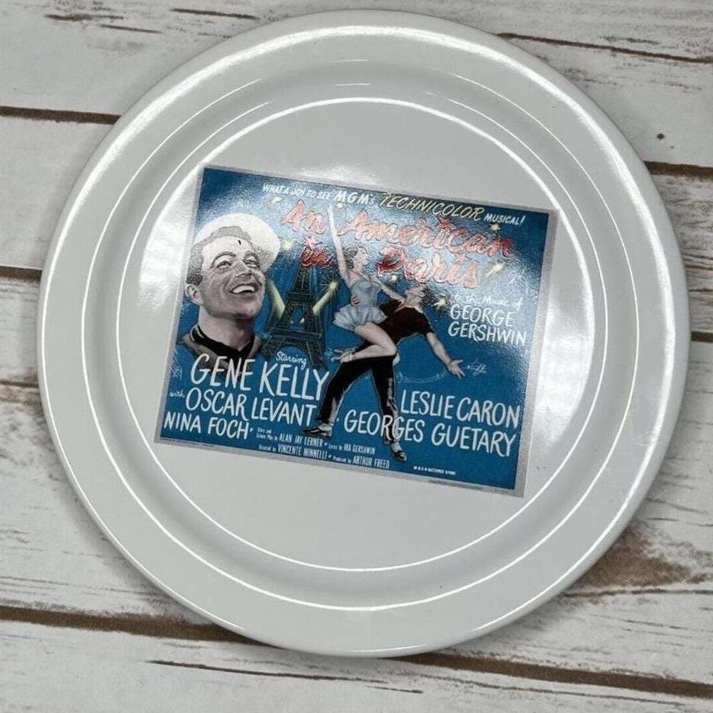 Pottery Barn Salad Plate White An American in Paris TCM Archives 1951 8in